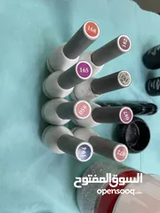  10 عدة جل كلر واكستنشن للبيع الوان مختلفه جل كلر  واحجام مختلفة واجهزه ومستلزمات صالونات للشعر  وهديه ع