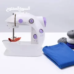  1 ماكينة الخياطة الصغيرة تعمل بالكهرباء او بالبطاريات