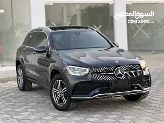  6 مرسيدس GLC300 بانوراما موديل 2020 رمادي للبيع