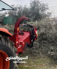  1 Shredder for wood and tree branches- tractor mounted type فرامة أغصان تعمل على التراكتور