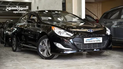  1 هيونداي سوناتا هايبرد فل ليمتيد أعلى صنف وارد وصيانة الوكالة Hyundai Sonata Hybrid Limited 2015