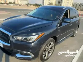  29 Infiniti QX60 2019 Premium.  GCC space, Dark Blue,  Look like New