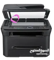  3 طابعة سامسونج ليزر اسود الجبارة مع سكانر وحبر فل