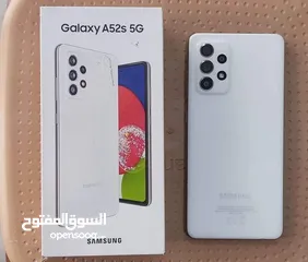  2 سامسونج اخو الجديد A52s 5G جيجا 256 أغراضة والكرتونه الأصلية متوفر توصيل وهدية