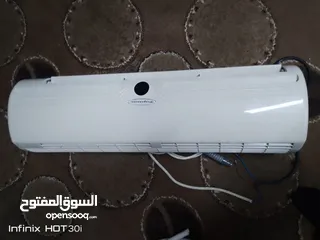  6 مكيف فريجيدير طن ونص غازو محبوس بحاله الوكاله اشتري وركب وبرابيشوا معاه 3 متر كت