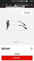  3 نظارات Ray-Ban الإيطالية الأصلية بالرقم التسلسي SN، تفاصيل في الصور