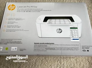  2 عدد 2 طابعات لاسلكيه HP LaserJet Pro M15w  Printer 18 ppm W2G51A