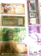  13 RARE CURRENCY AND COINS OF DIFFERENT NATIONS  [SPENT OVER 40THOUSAND RIYALS FOR COLLECTING THE $