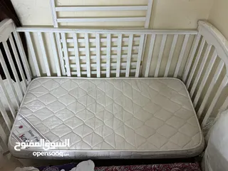  2 juniors Baby Cot with mattress excellent condition