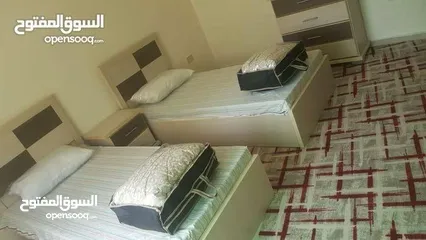  12 شقه مفروشه قريبه من جميع الخدمات مقابل مخابز الحوري
