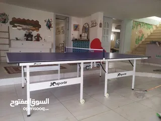  6 طاولة تنس فاخرة ماركة جو سبورت للمزارع والشاليهات متوفر خدمة التوصيل لجميع المحافظات