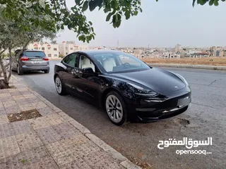  22 تيسلا موديل 3 ستاندر بلس 2021 بطاريه 58 كيلو واط فحص كامل جمرك جديد للتواصل عبر الهاتف
