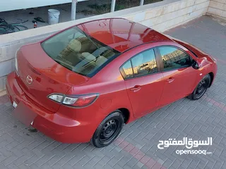  4 مازدا زوم 3 موديل 2014 خمري // مميزة جدآ