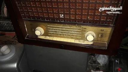  1 راديو انتيكا لمبات قديم