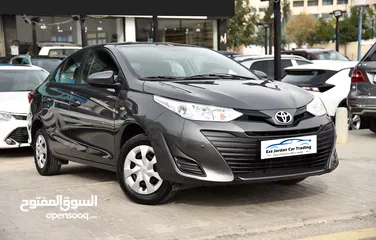  1 تويوتا يارس سيدان بحالة الوكالة Toyota Yaris 2018