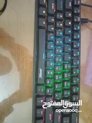  2 كيبورد ميكانيكي Blue Switch RGB