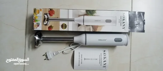  11 خلاط هاند بليندر سوكاني Sokany خفاق هراسه خلاط يدوي عامودي كهربائي Hand Blender