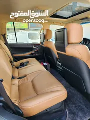  9 LEXUS LX 570 2015 GCC رقم 1 بدون حوادث مستخدم اول من الوكالة