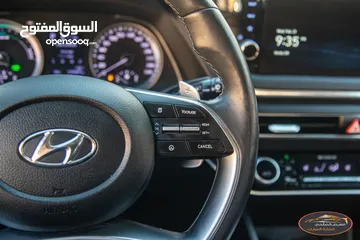  9 Hyundai Sonata 2021 Hybrid  السيارة وارد كوري و جمرك جديد