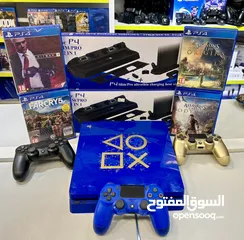  12 بلايستيشن 4 فات مع كفاله  PS4 Fat بافضل الاسعار