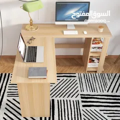  2 مكتب زاوية 120سم ب120 عدة الوان فقط  60دينار شامل التوصيل والتركيب عمان