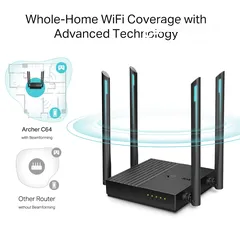  7 راوتر انترنت شبكات انترنت وايرلس تي بي لينك TP Link wifi  Router C64 Archer for internet connection