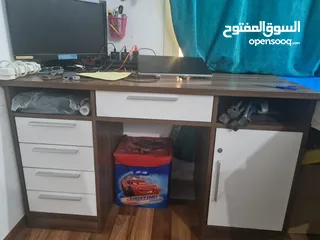  1 Ikea neat and very strong computer or office table with drawers