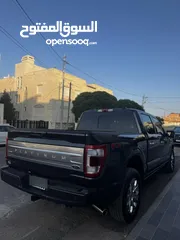  30 ford f150 platinum 2022 hybrid 3500 cc powerboost  بلاتينيوم لون كحلي و داخلية مميزة لون كاميل