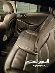  19 هيونداي ايونيك 2018 فحص للبيع لون ابيض جمرك2022 مالك واحد في الاردن
