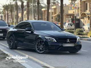  3 السلام عليكم ‏ Mercedes C300 2017    (فول مواصفات ) ( بدون صبغ ) (كفالة محرك وكير وصبغ) كت كاملC63S