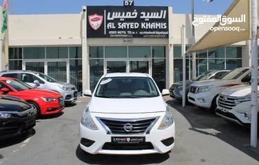  1 NISSAN SUNNY 2019 GCC EXCELLENT CONDITION WITHOUT ACCIDENT