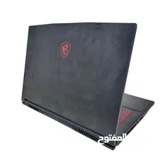  2 Gaming Laptop msi GF65 Thin 9SD very clean لاب توب العاب بحالة ممتازة جدا مواصفات رائعة وضمان