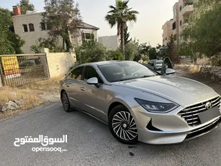  10 Hyundai Sonata 2021 هايبرد جمرك جديد بحال الوكالة وقابل للفحص وين ما بدك