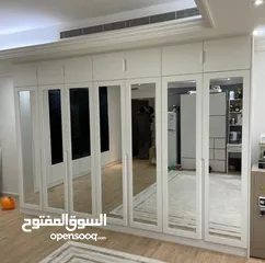  19 aluminium glass and wood cabinet