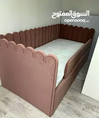  4 سرير اطفال تفصيل محلي من أعمال الدهريز الشرقي للاثات سرير مع حواجز