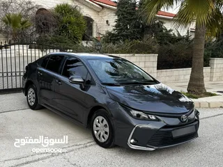  27 تويوتا كورولا موديل 2021 7  جيد ولا ملاحظه فل كامل عدا الفتحه بحاله الوكاله جمرك جديد