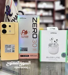  2 مستعمل ايام Zero 30 5G رام 16 جيجا  256 شغال كفالة الشركة السنة 2025 متوفر توصيل