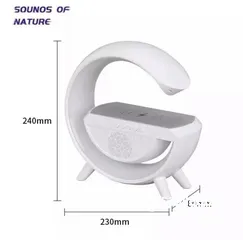  6 Led wireless charging speaker مكبر الصوتLED شحن لاسلكية بالحجم الكبير الاكبر في الأسواق .