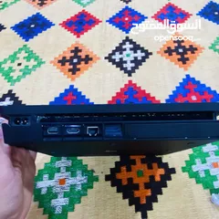  3 PS4 slim 500g مستعمل نضيف دبل جويستك تجاري مع قرص قراند 5 وردد ردمشن 2