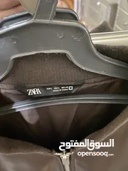  3 جاكيت جلد Zara original / size L