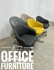  12 كراسي مكتب وكراسي استقبال بأحدث التصميمات من شركة ezz office furniture