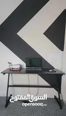  9 مكتب جيمنج مزود ب اضاءة RGB ملونه مع ريموت تحكم  شامل التوصيل فقط