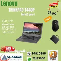  3 LENOVO T450 LAPTOP CORE I5 5TH 8/256 SSD TOUCH SCREEN