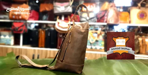  22 Handmade leather shoulder bags حقائب  جلدية مصنوعة يدويا