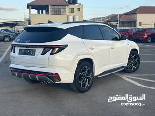  5 هونداي توسان N-Line    2023/ فل الفل بدون فتحة سقف بانوراما  فل مسكر