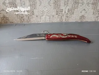  3 سكين مطويه اوكابي  افريقي درجه اولى حاده جدآ