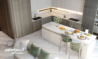  4 شقة فاخرة طابق ارضي مساحة 215 م + ترس 160 م  / دير غبار