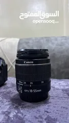  2 كاميرا كانون 600D شبه وكالة افحص قبل ما تشتري قابل للبدل  سبب البيع عدم الاستعمال