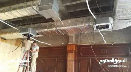  19 تنفيذ كافه أعمال صيانه المكيفات فك نقل تركيب شحن غاز و تأسيس لجميع انواع المكيفات