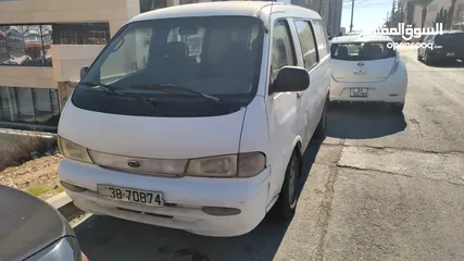 1 للبيع باص نقل مشترك كيا بريجو موديل 99 مرخص عام كامل